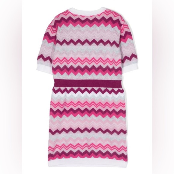 NWOT Missoni Kids
 zigzag-print short-sleeve dress - Picture 2 of 9